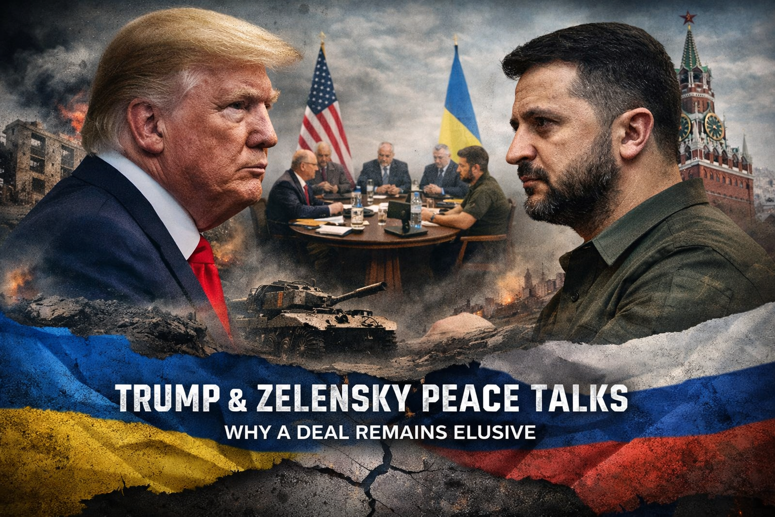Trump and Zelensky Meet to Iron Out Peace Plan — Why a Deal Remains Elusive