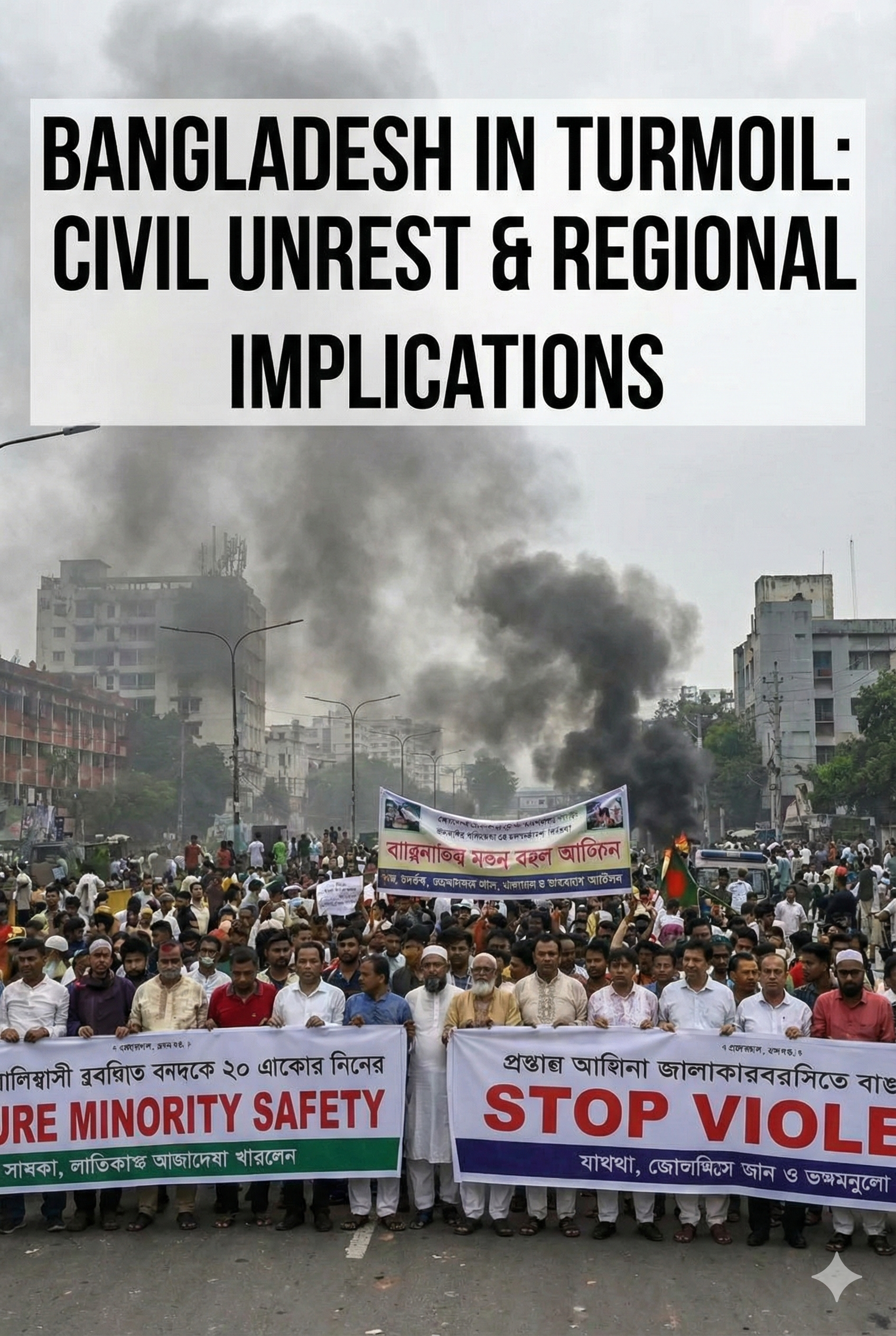 Bangladesh in Turmoil: Civil Unrest, Minority Safety, and Regional Implications