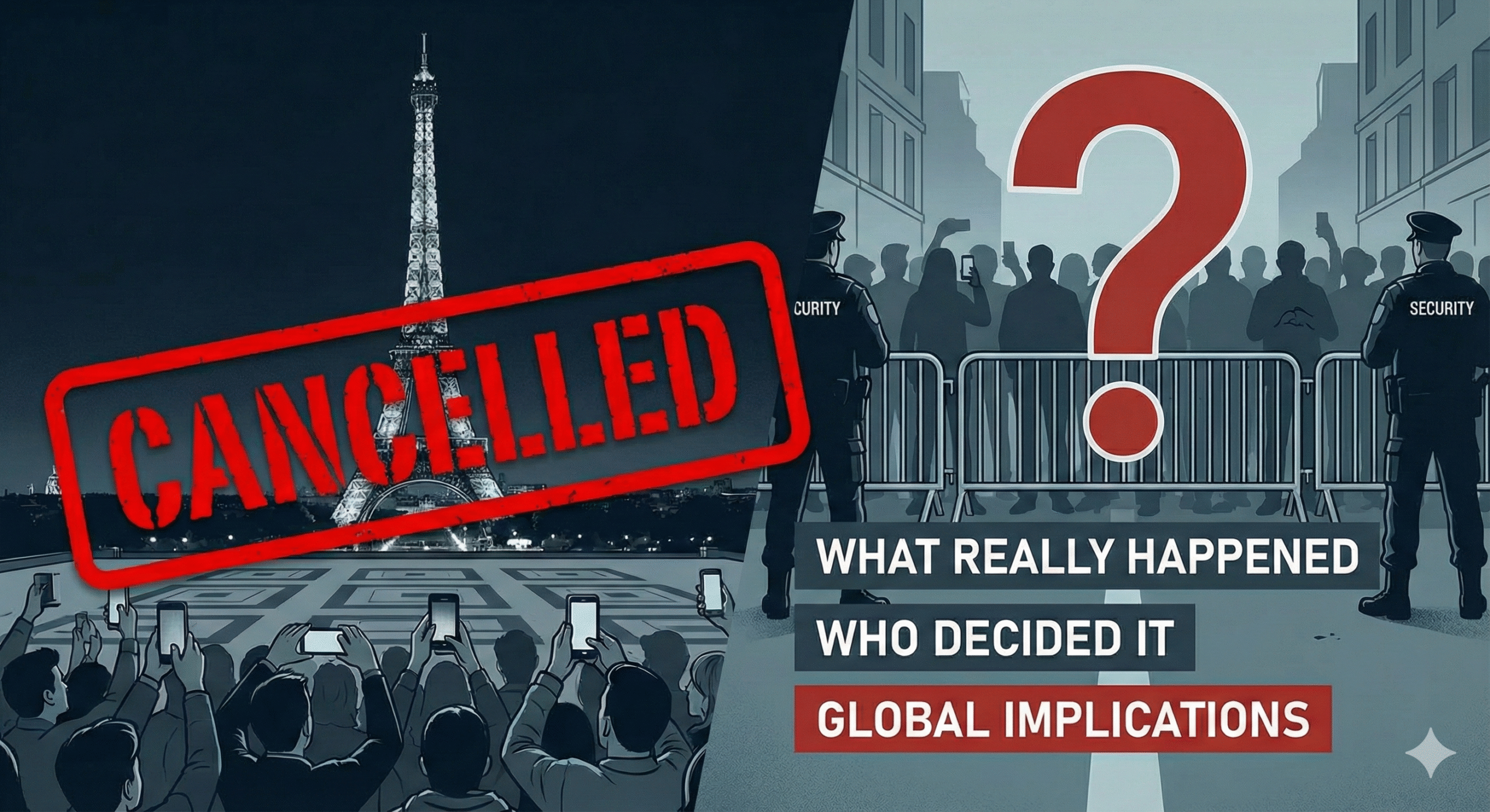 Paris New Year’s Eve Fireworks Cancelled: What Really Happened, Who Decided It, and What It Means for Global Celebrations