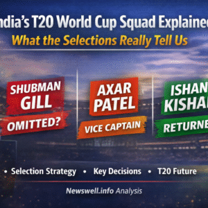 India’s T20 World Cup Squad Explained: What the Selections Really Tell Us