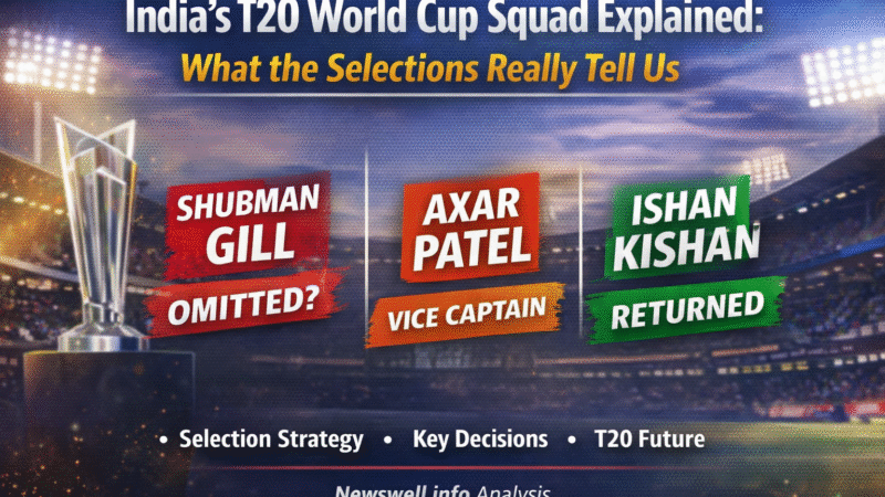 India’s T20 World Cup Squad Explained: What the Selections Really Tell Us