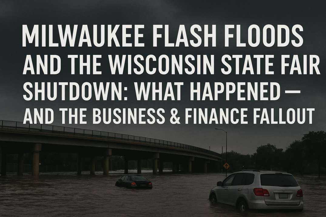 Milwaukee Flash Floods and the Wisconsin State Fair Shutdown: What Happened — and the Business & Finance Fallout
