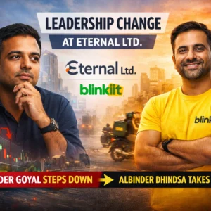 Deepinder Goyal Steps Down as CEO of Eternal: What It Means for Zomato, Blinkit & the Indian Tech Ecosystem