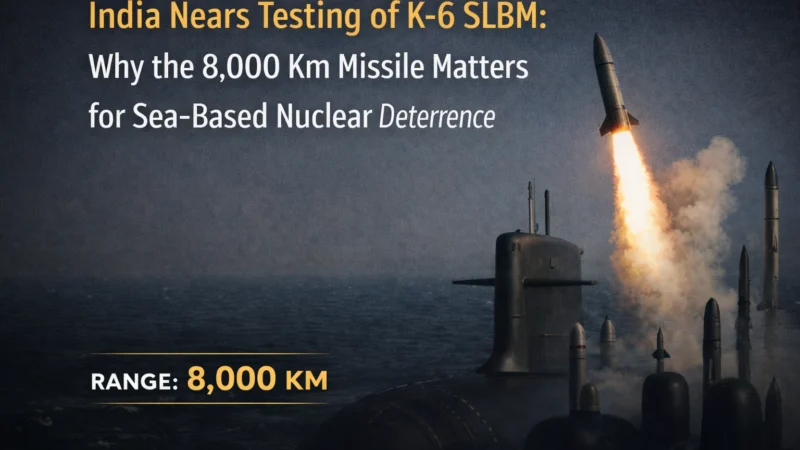 India Nears Testing of K-6 SLBM: Why the 8,000 Km Missile Matters for Sea-Based Nuclear Deterrence
