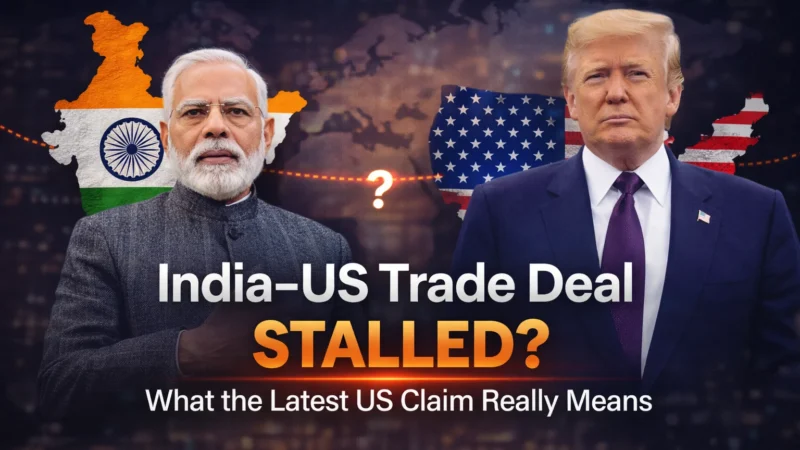 India–US Trade Deal Stalled? What the Latest US Claim Really Means