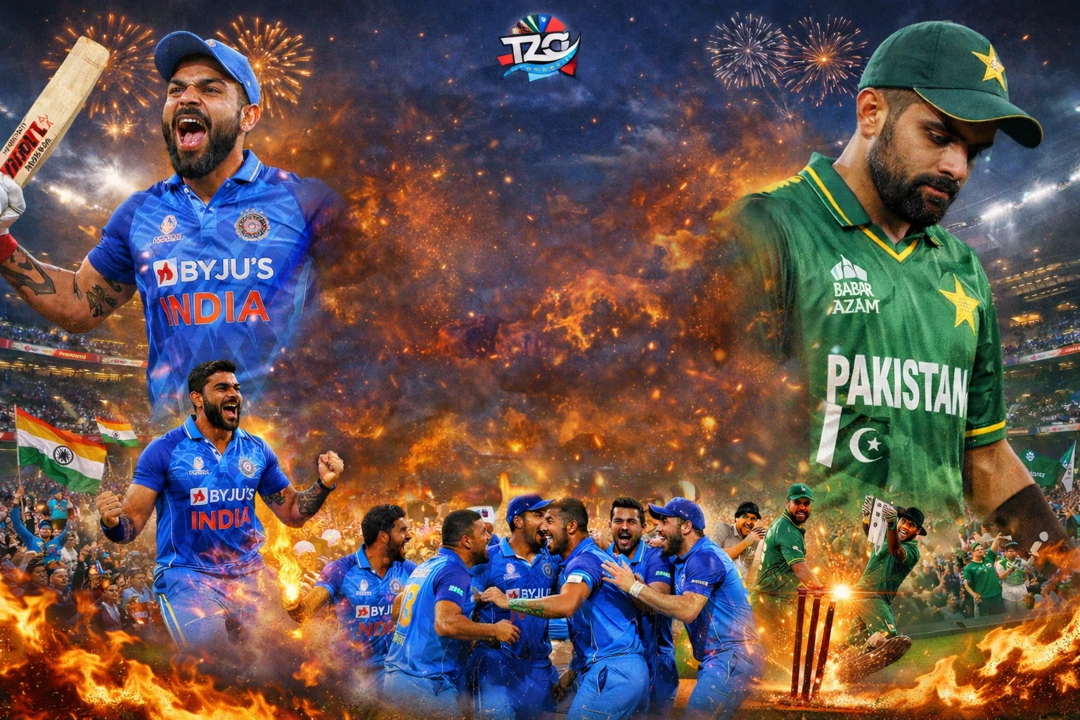 India Crush Pakistan by 61 Runs in T20 World Cup – A Dominant Statement